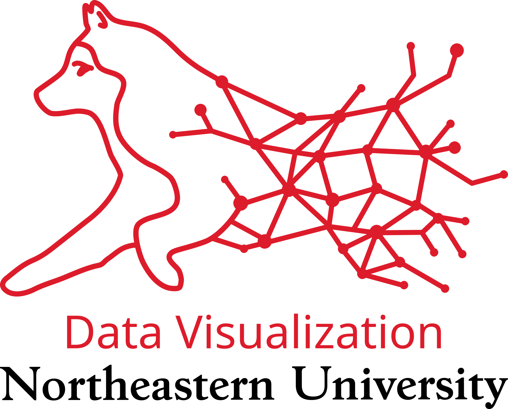Northeastern's Visualization Lab Logo